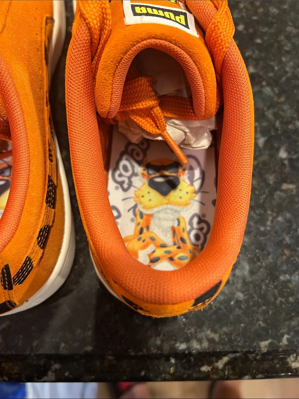 New Puma Cheetos Chester Suede Sneakers - Orange and black Men’s 10
